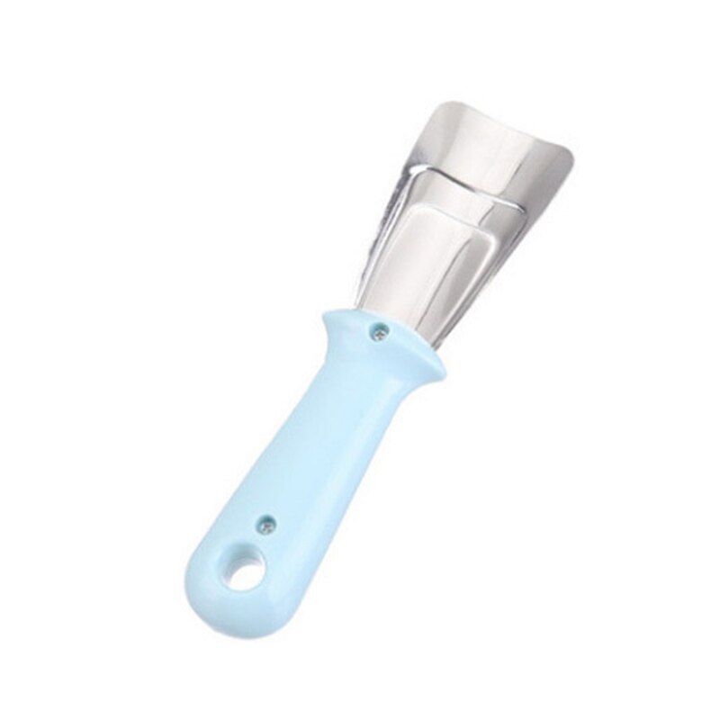Refrigerator De-icer Ice Shovel Freezer Stainless Steel De-icing Shovel Cleaning Artifact Ice Shovels Defrosting Shoveles: Blue