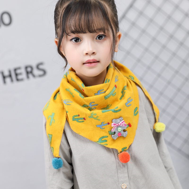 primavera bebés, niños, flores pañuelos Otoño Invierno niñas cuello cálido niño cuello bebé bufanda