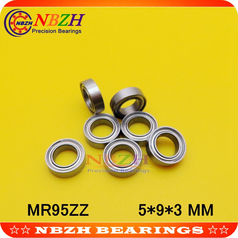 10 PCS MR95ZZ MR95-2RS SMR95ZZ SMR95-2RS ABEC-5 5X9X3 mm Deep groove Ball Bearings MR95 / L-950 ZZ