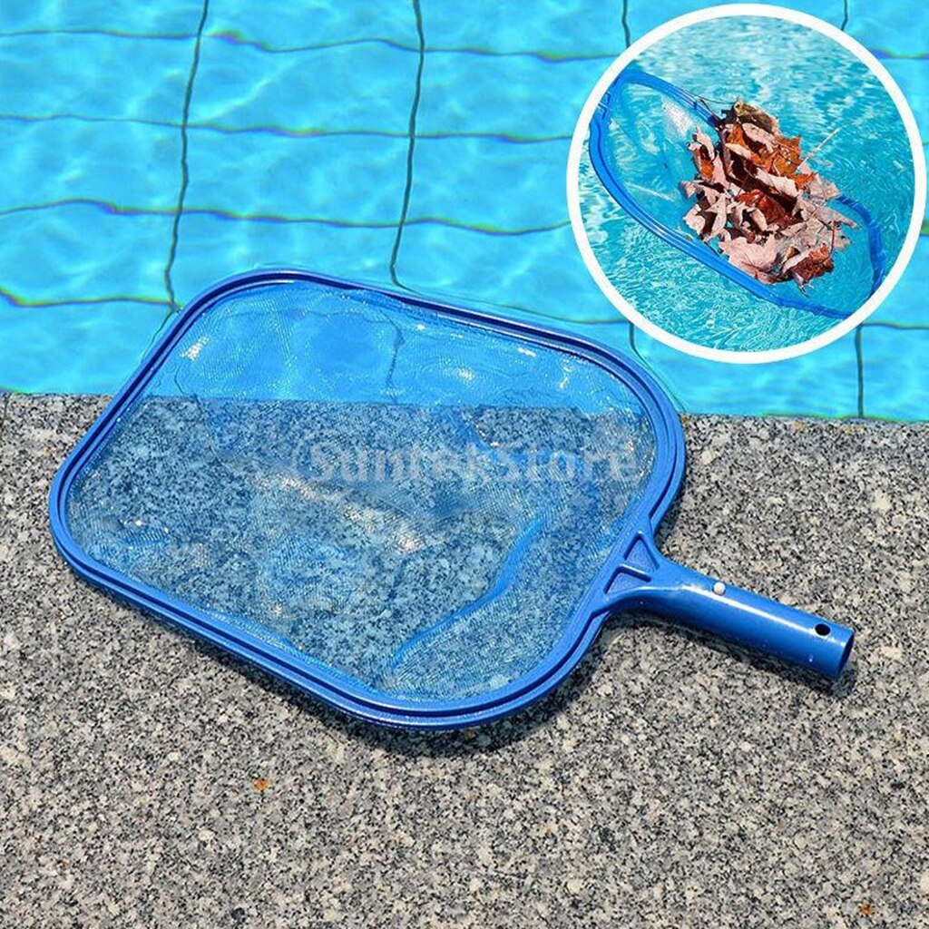 Swimming Pool Cleaning Maintenance Kit Above Ground Leaf Skimmer Net Thermometer & Pole Pool Cleaning Tools