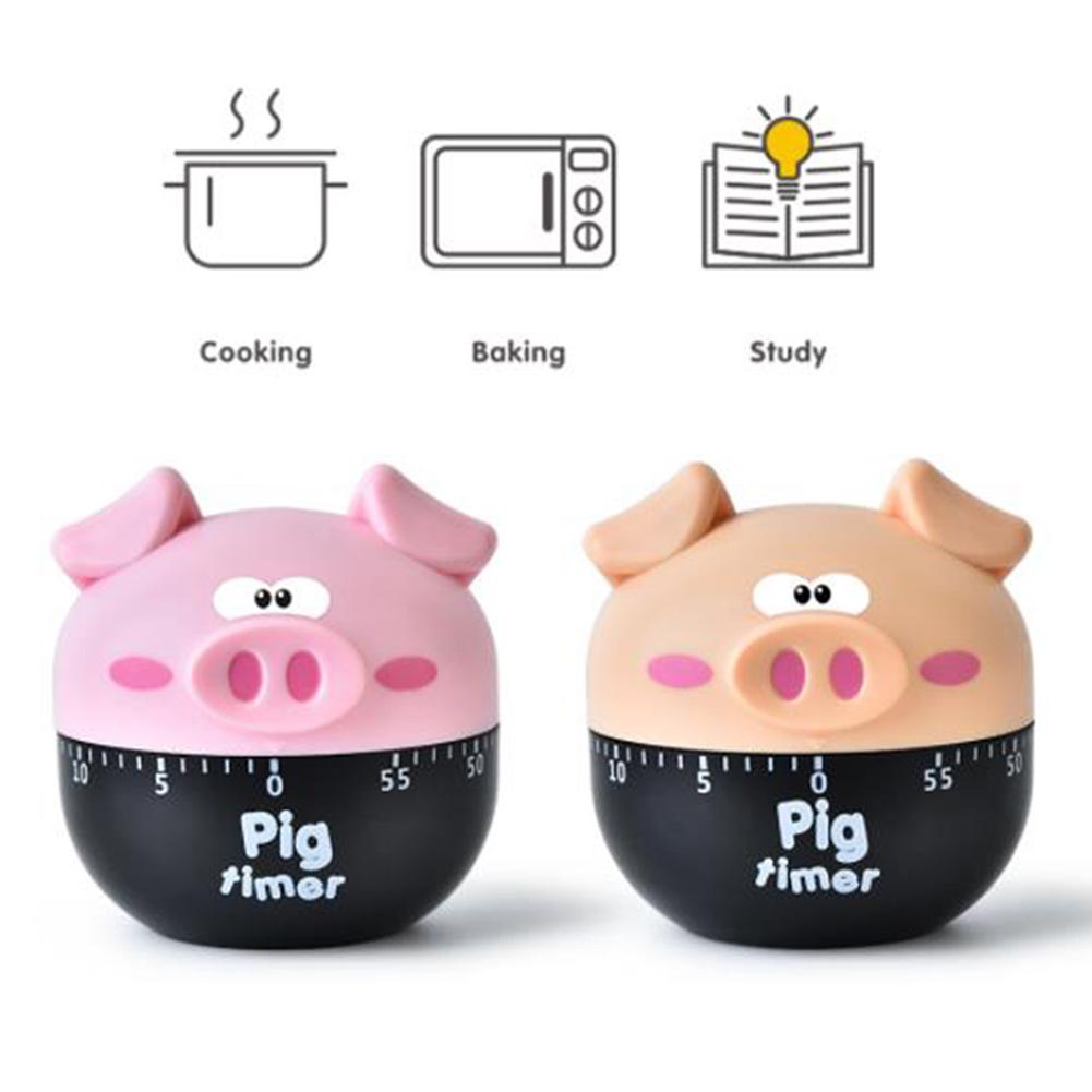 Tegneserie gris formet køkken madlavning timer nedtælling maskiner ur alarm ur køkken værktøj tilbehør
