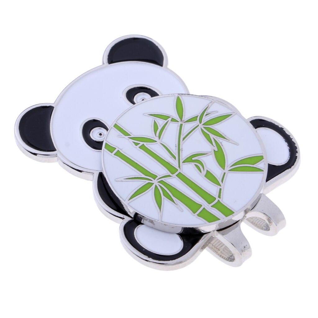 Chapeau de Golf Panda en alliage, mignon, Clip avec marqueur de balle détachable magnétique, accessoires de , souvenir de Golf