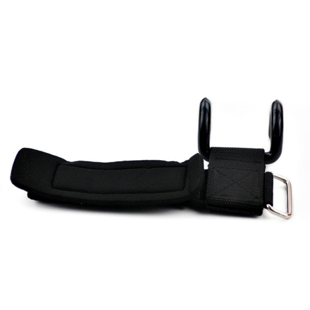 1 par acolchoado luvas de levantamento de peso gancho fitness haltere haltere musculation wrap cintas ginásio suporte bandas