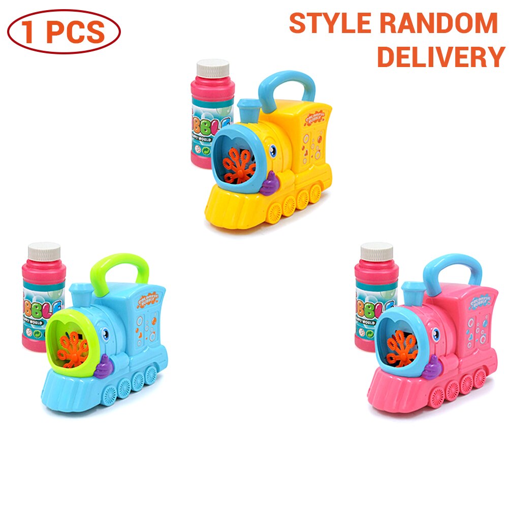 Ręcznie sterowane zabawki robić wydmuchiwania wody bańka pociąg mydło zestaw robić baniek mydlanych kreatywne zabawki na zewnątrz dla dzieci Dropshipping