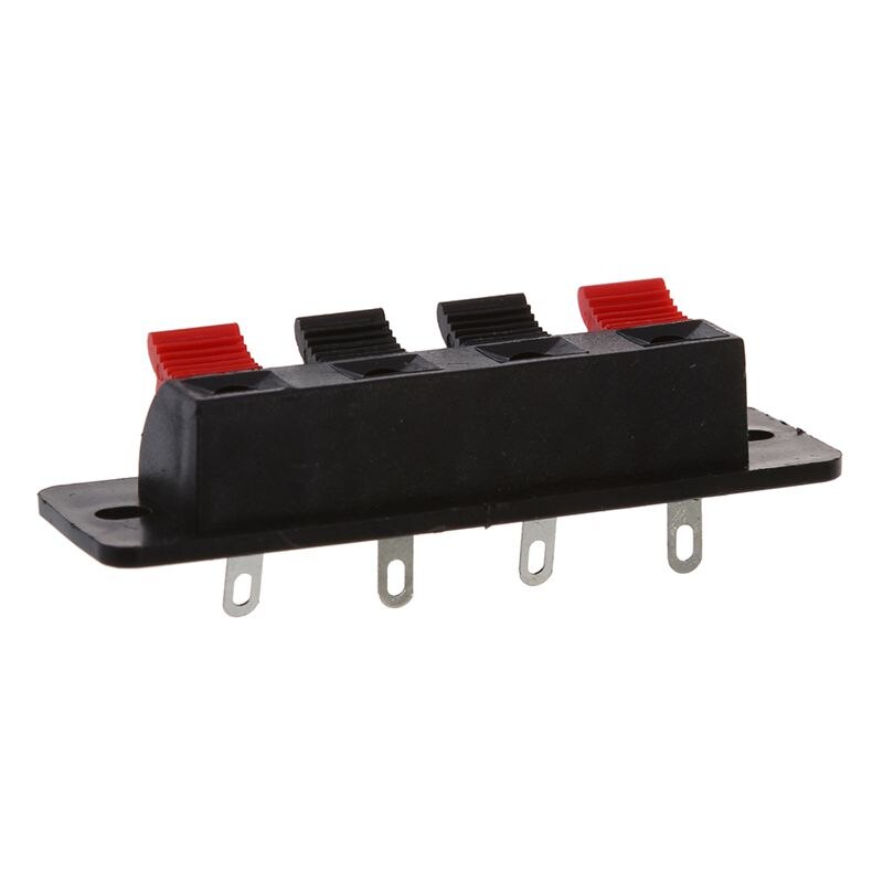 10 Stuks Pcb Mount 1 Rij Verticale 4 Positie 4 Pin Speaker Terminal Connector