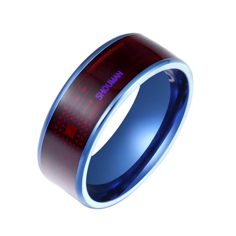 NFC Ring NFC Smart Ring NFC Ring Pay Intelligent Ring For Connect All Android Technology Finger Smart Electronics: blue 10