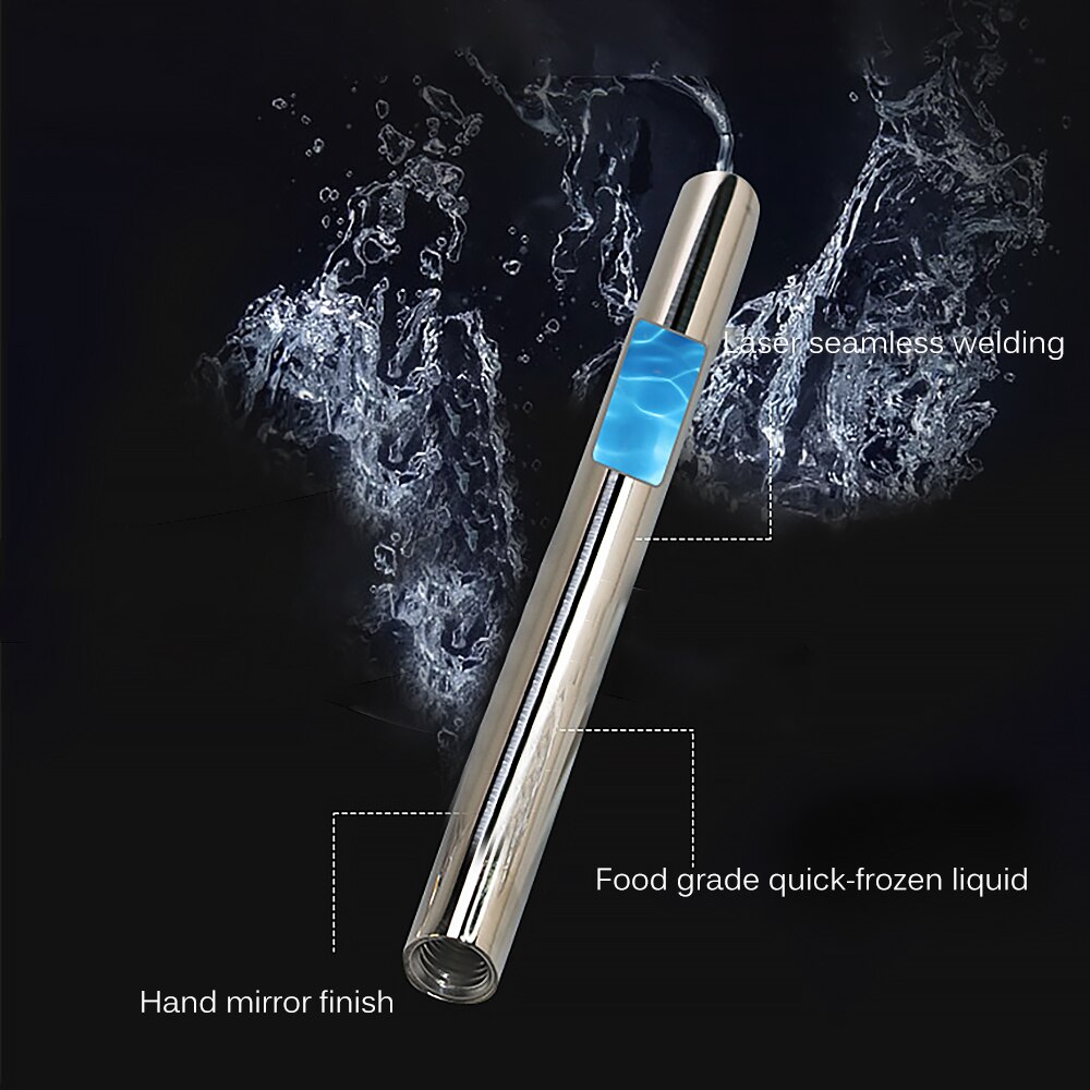 Wijnschenker van roestvrij staal, flesdoppen, sterke drank, schenktuit, stop, keukenbar, gereedschap, koelstaaf