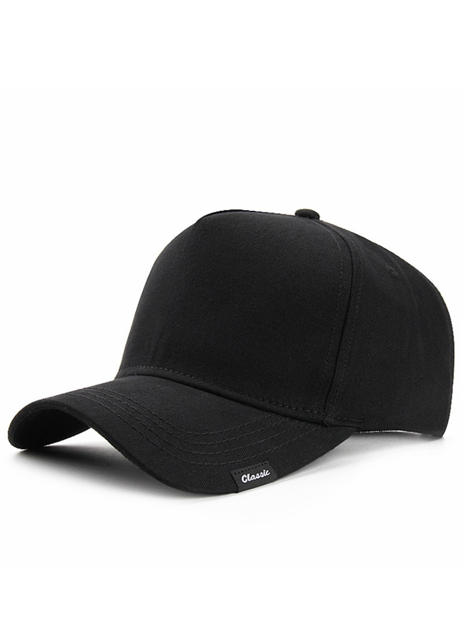 Man Hard Top Large Sport Cap Male Oversize Cotton Sun Hat Adult Plus Size Polyester Dry Quickly Baseball Caps 56-60cm 60-65cm