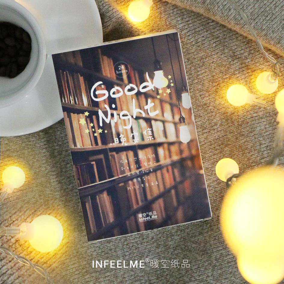 30 Pcs/Set Good Night Postcard/Greeting Card/Message Card/Birthday Letter Envelope Card