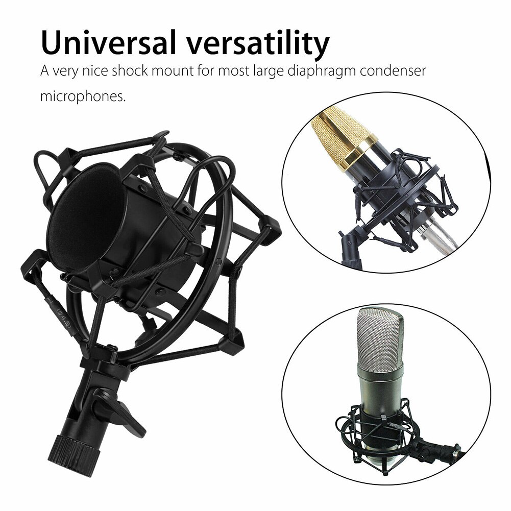 Condenser Broadcast Adjustable Studio Recording Locking Knob Spider Computer Reduce Noise Microphone Shock Mount