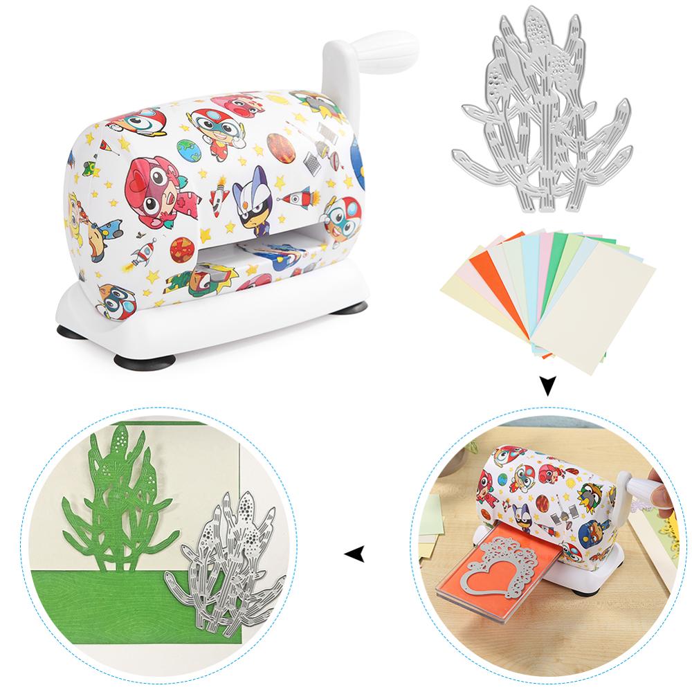 DIY Plastics Paper Cutting Embossing Machine Home Scrapbooking Paper Cutter Plastic and Metal Portable Tool Mould Machine