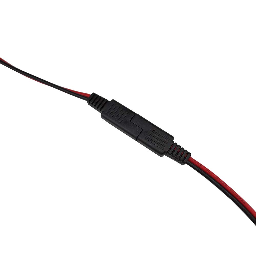 Cable de extensión automotriz, conector SAE Power, 18AWG, 10CM, para batería Solar, buena , 2 unids/set por juego