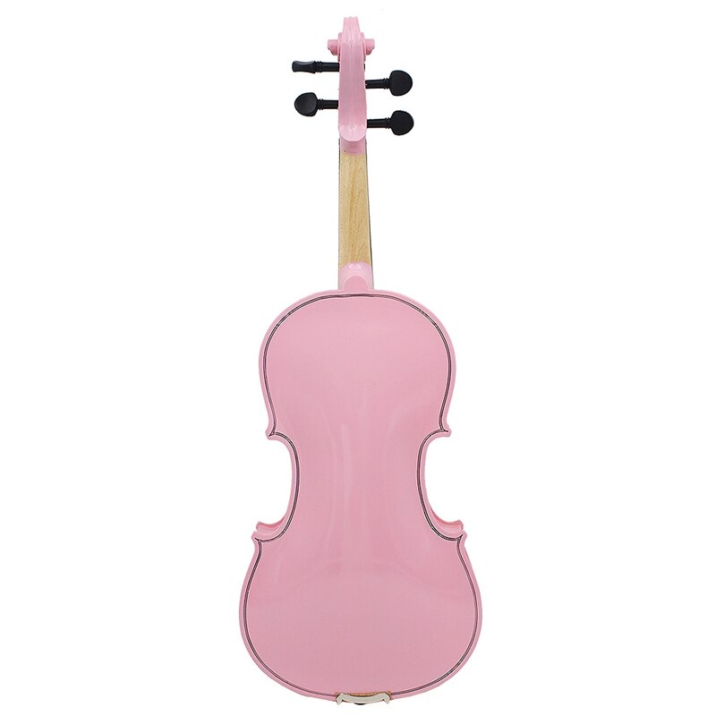 4/4 Full Size Roze Akoestische Viool Fiddle Craft Violino met Case Bow Rosin Viool voor Beginners