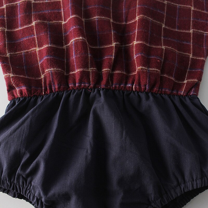 MILANCEL Frühling Neue Baby Kleidung Plaid Karosserie für Jungen Baumwolle Baby Mädchen Kleidung Langarm Baby Karosserie 0-2 jahre