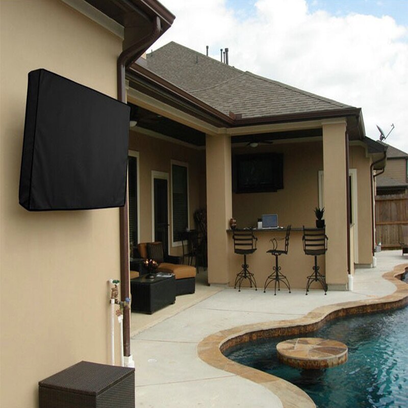 Outdoor TV-hoes, Outdoor TV Cover voor 52-55 Inch Televisies Outdoor TV-hoes, Outdoor TV Cover voor 52-55 Inch Televisies