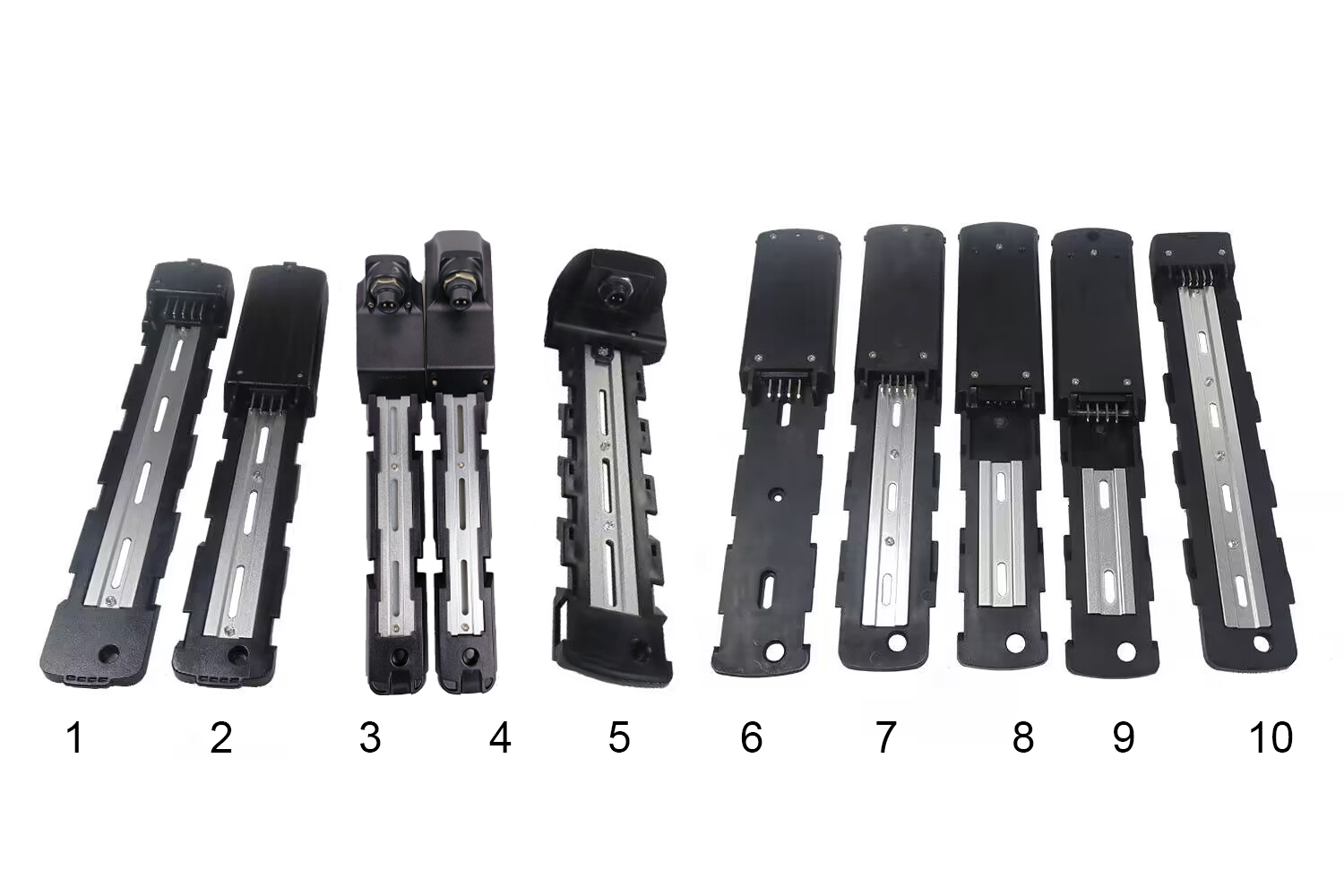 E-bike Batterij Basis Montageplaat Beugel Houder Bevestiging elektrische Fiets Hailong Shark 2pin 4pin 5pin Ebike deel