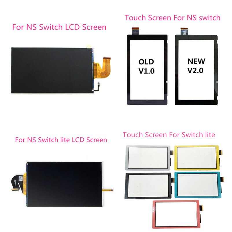 Lcd Touch Screen Digitizer Outer Glass Panel Front Gevoelige Duurzaam Vervanging Voor Nintendo Switch Ns Schakelaar Lite