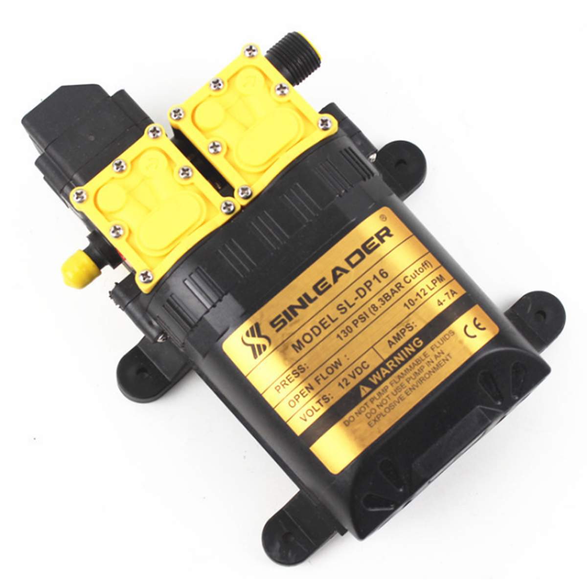 36W Membranpumpe 12V/24V – Für Hochdrucksprühgeräte, Landwirtschaft & Reinigung, Mit 3,5 L/min Durchfluss
