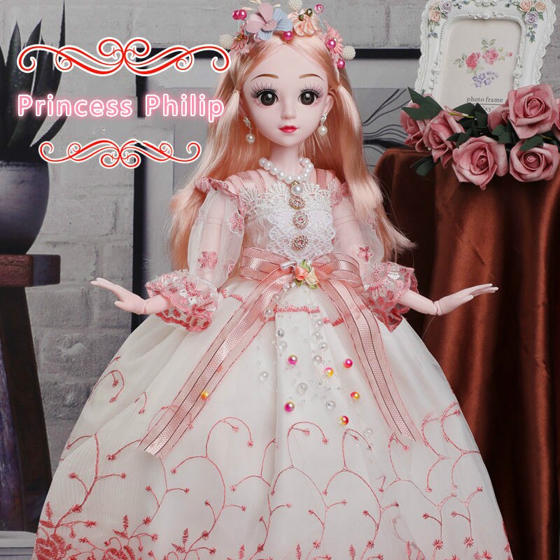 Moda lalka 60cm moda dziewczyna lalki duże oryginalne ręcznie 1/3 lalka pełny zestaw 18 łączona lalka dziewczyny zabawki dla dzieci dzieci prezent