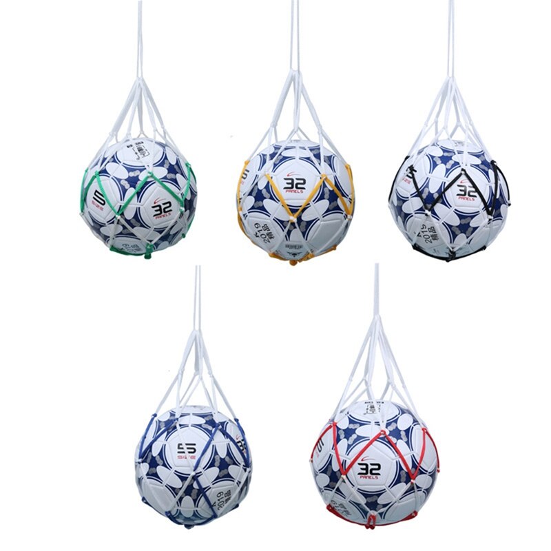 Mesh Net Bag Basketball Carry Bag Ball Carry Mesh Single Ball Carrier for Volleyball Basketball Football Soccer Multi Sport Game