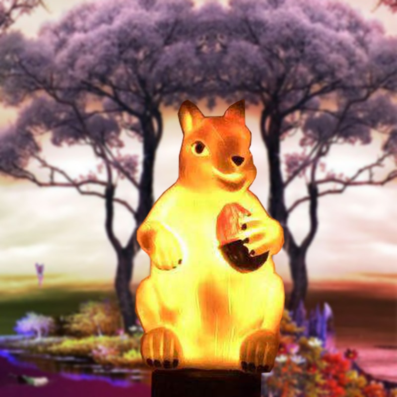 LED Solar Light Outdoor Garden Yard Light Bird Animal Shape Solar Lamp Parrot Owl Lawn Lamp Landscape Decoration Ornament Light