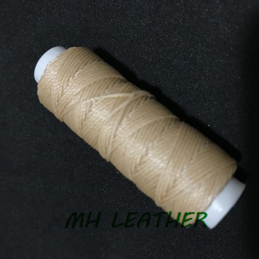 SJ065 0.65mm 20m Long Round Waxed Thread for Leather Craft DIY: 005