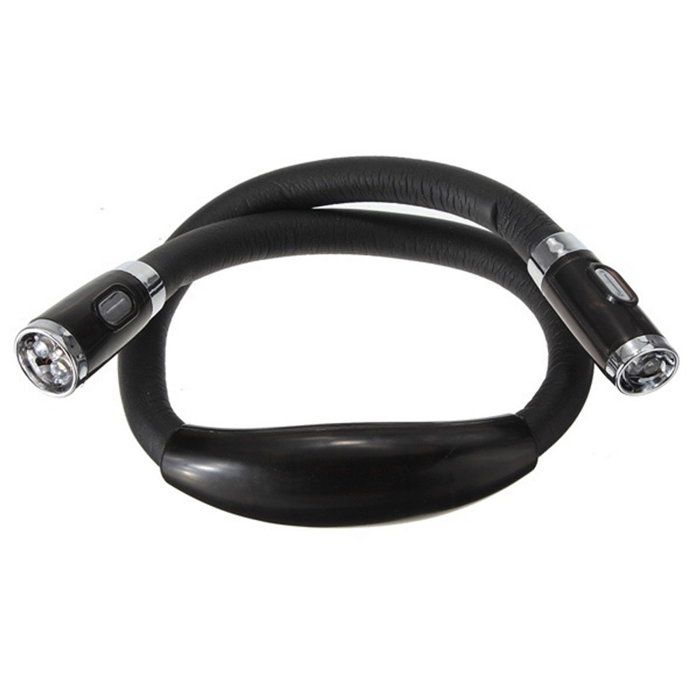 Convenient Flexible Handsfree Led Neck Hug light Book Reading Lamp Novelty Led Night Flash light Camping light