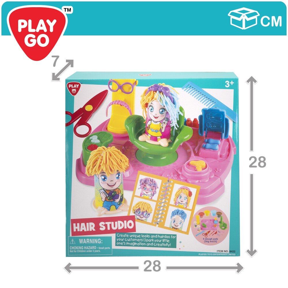 Plastilina para niños juego de plastilina peluquería playgo