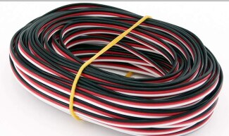 5 meter 16 voeten 26AWG/22AWG JR Futaba Servo Verlengkabel Draad 30/60 Cord Lead Uitgebreide Bedrading voor RC DIY accessoires: 26awg Futaba 5M