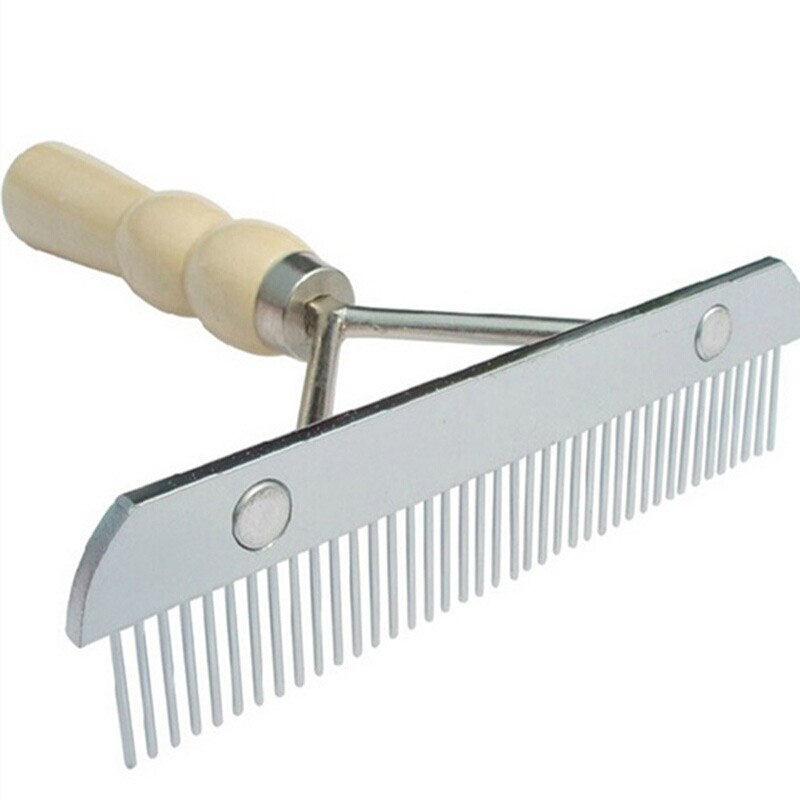 Pet Comb Extra-Large Rake Comb Grooming Brush Deshedding Tool Beauty Comb For Large Dogs Golden Retriever Husky German Shepherd: Default Title