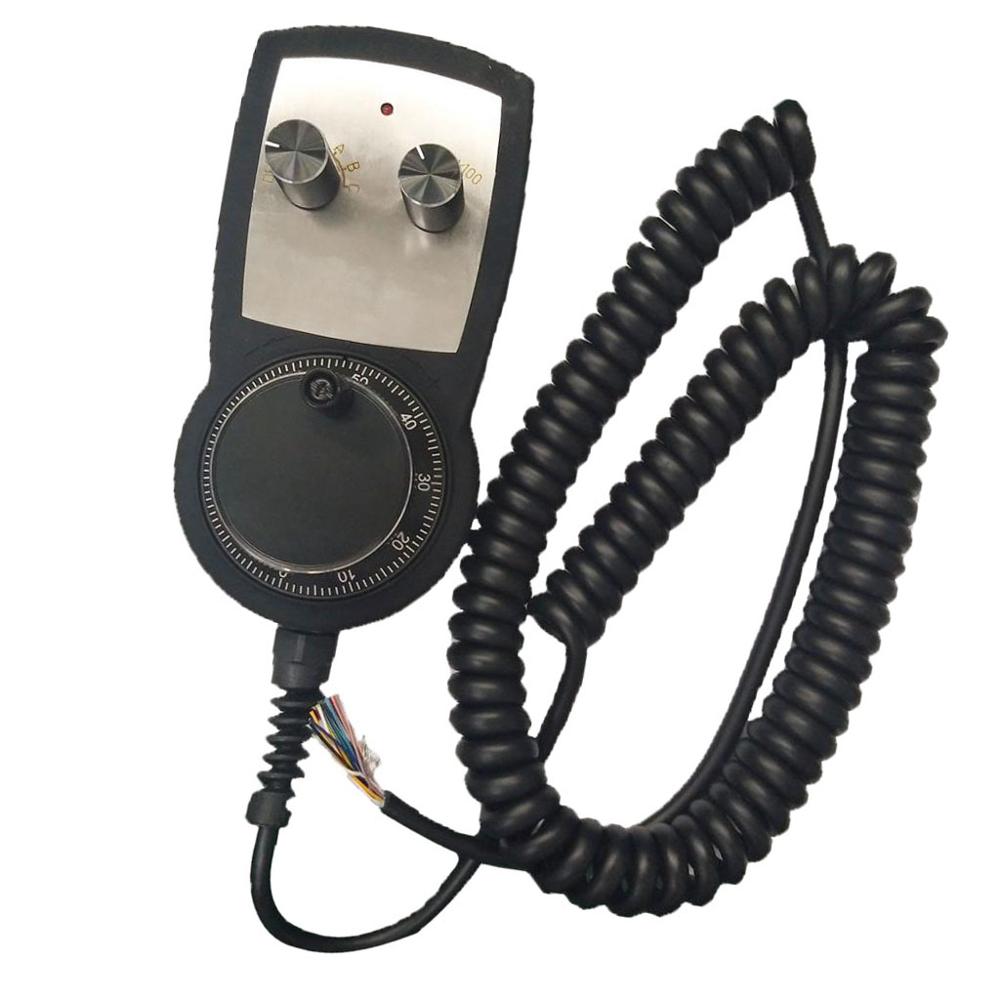 Standard Manual Control Function Hand-held Pulse Wheel with Emergency Stop