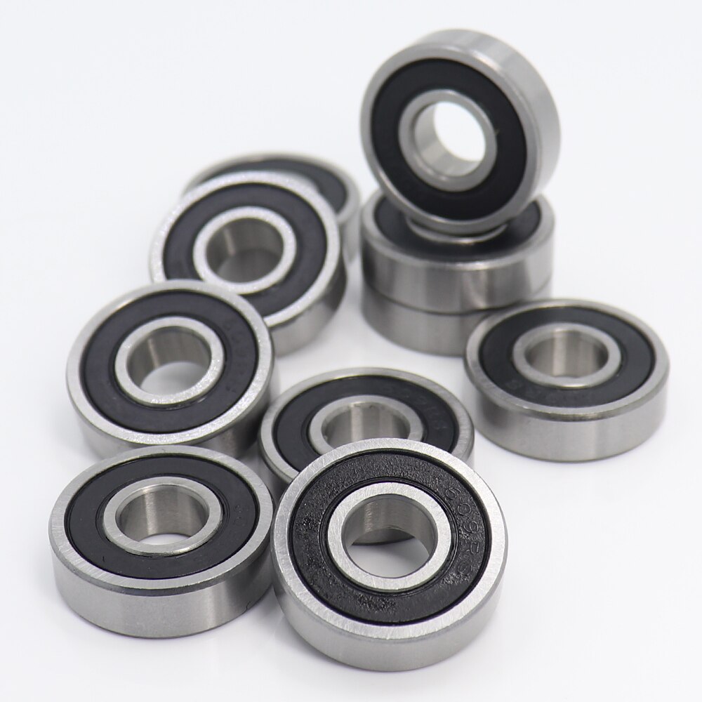 609RS Bearing ABEC-1 10PCS 9x24x7 mm Miniature 609-2RS Ball Bearings 609 2RS