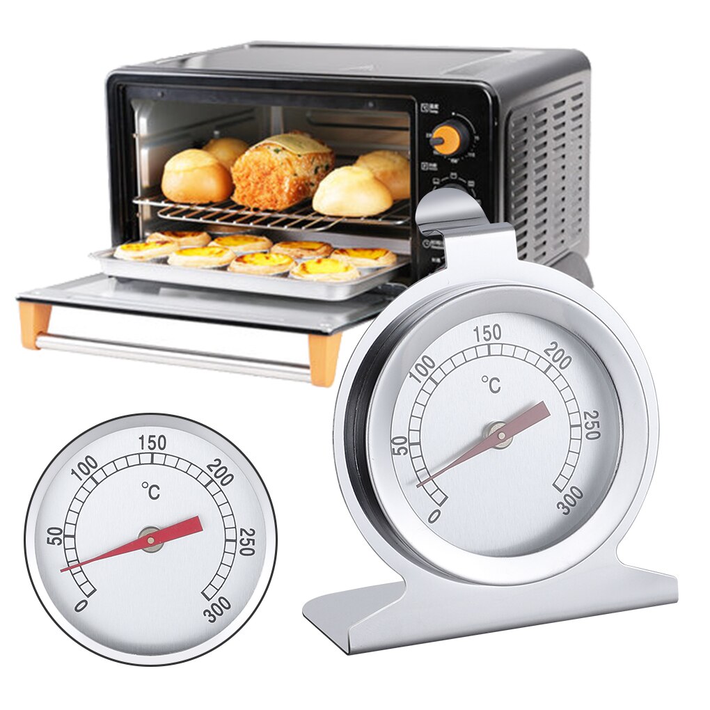 300 °C Oven Thermometer Rvs Mini Wijzerplaat Stand Up Temperatuurmeter Gage Voedsel Vlees Keukengerei Oven Bakken Gauge
