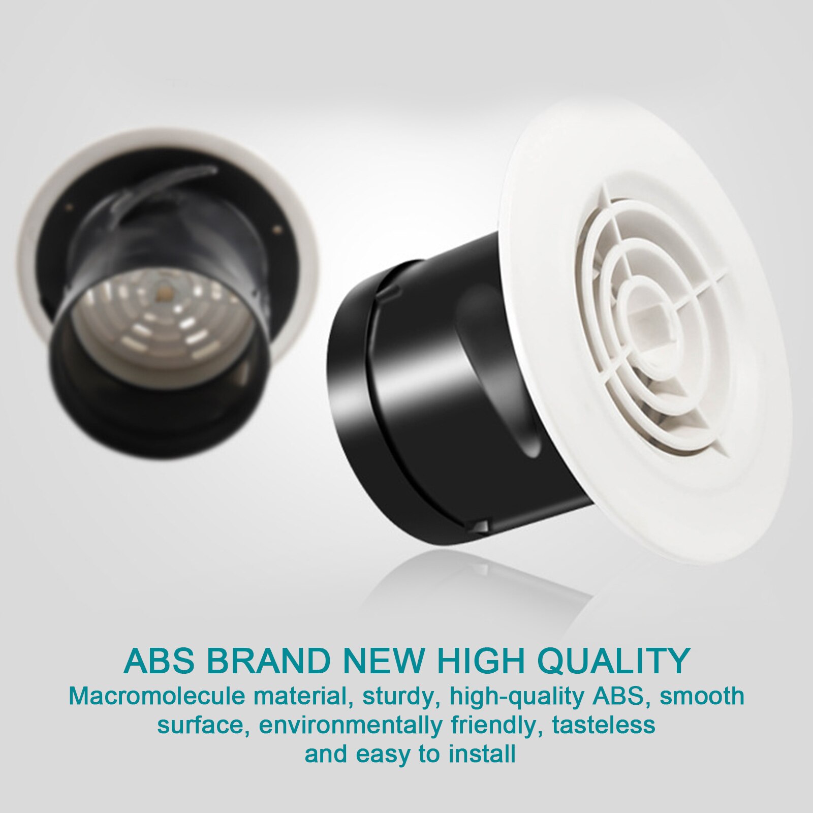 75/100/125/150mm Home Air Vent Round Air Vent Louver Grille Cover Outlet Adjustable Exhaust Vent Ducting Ventilation Grilles