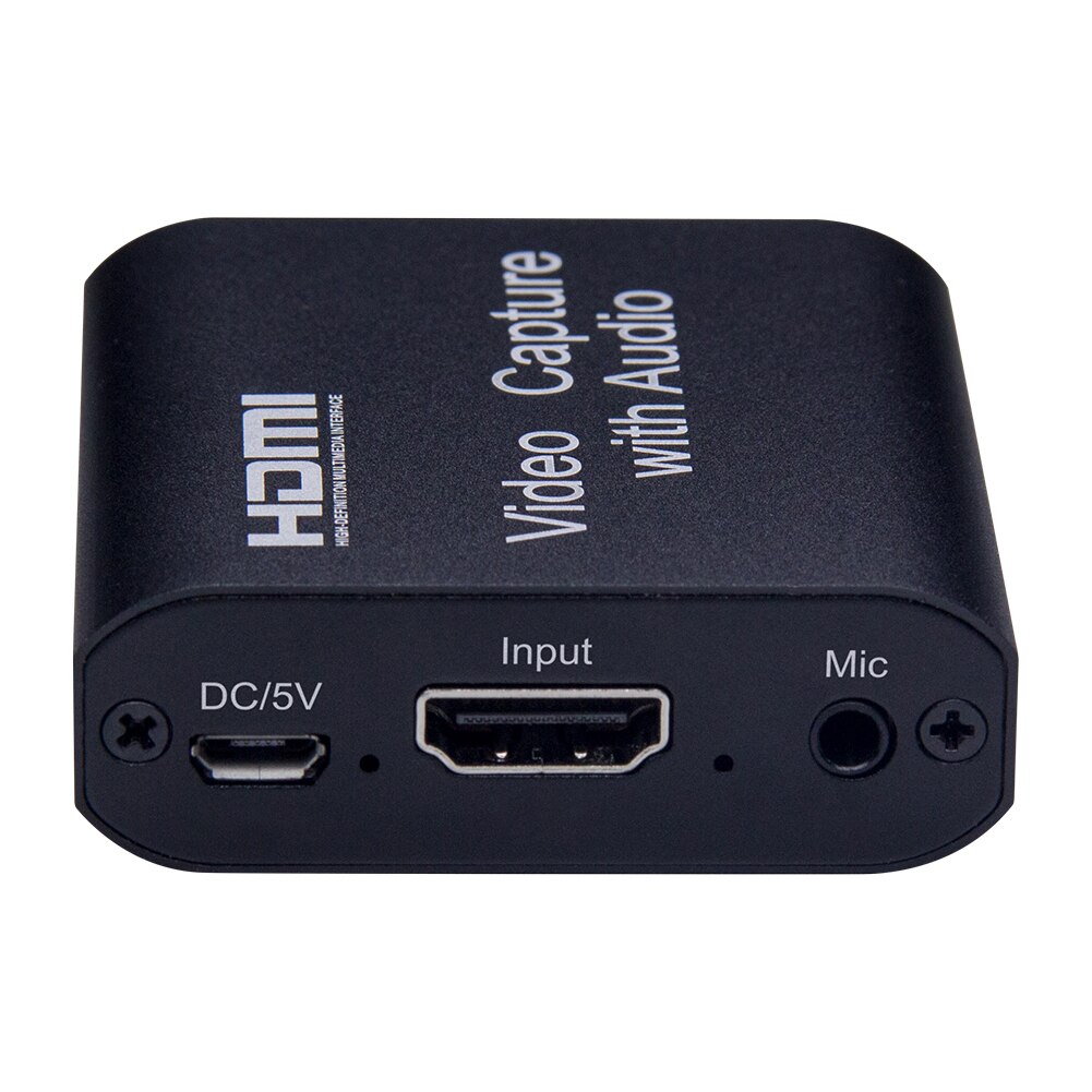 Video Capture Card To USB 2.0 1080P HD Recorder Game Recording Box Camcorder Action Cam For High Definition Acquisition