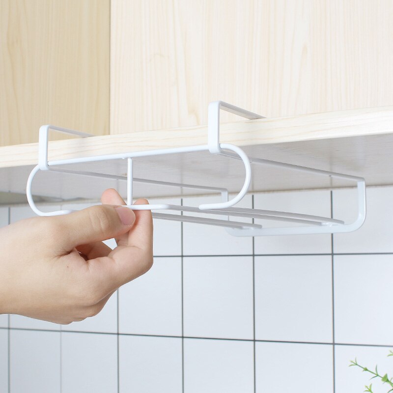 Storage rack shelf hanger iron kitchen storage box wine glass rack hanging wine glass rack bar goblet goblet MJ709