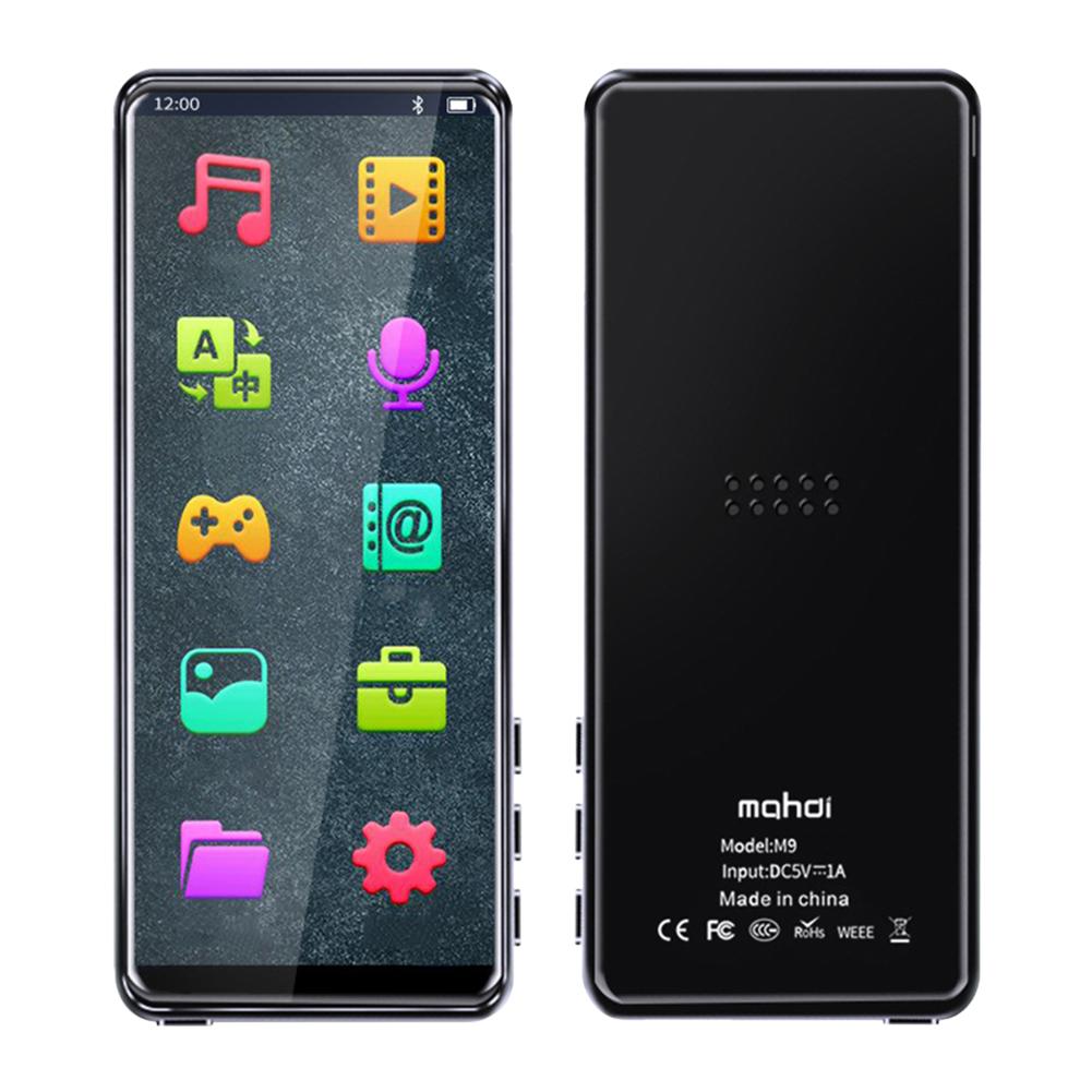 Portable 3.5 Inch MP4 Player 8GB 4.2 Bluetooth HIFI Stereo Touch Screen Walkman 3 Colors FM Radio Video E-book Player MP4: Black