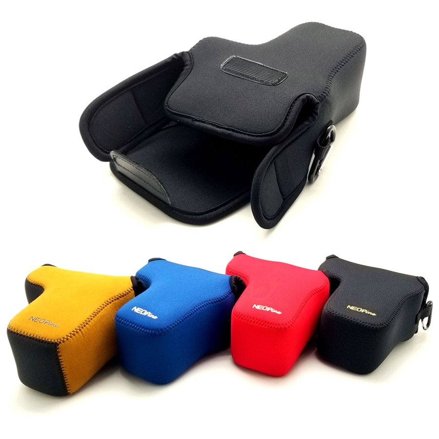 Housse de sac d'appareil photo Portable pour Sony A6600 A6400 A6500 A6300 A6000 A6100 avec 18-135 16-70 28-70mm pochette en néoprène Ultra légère
