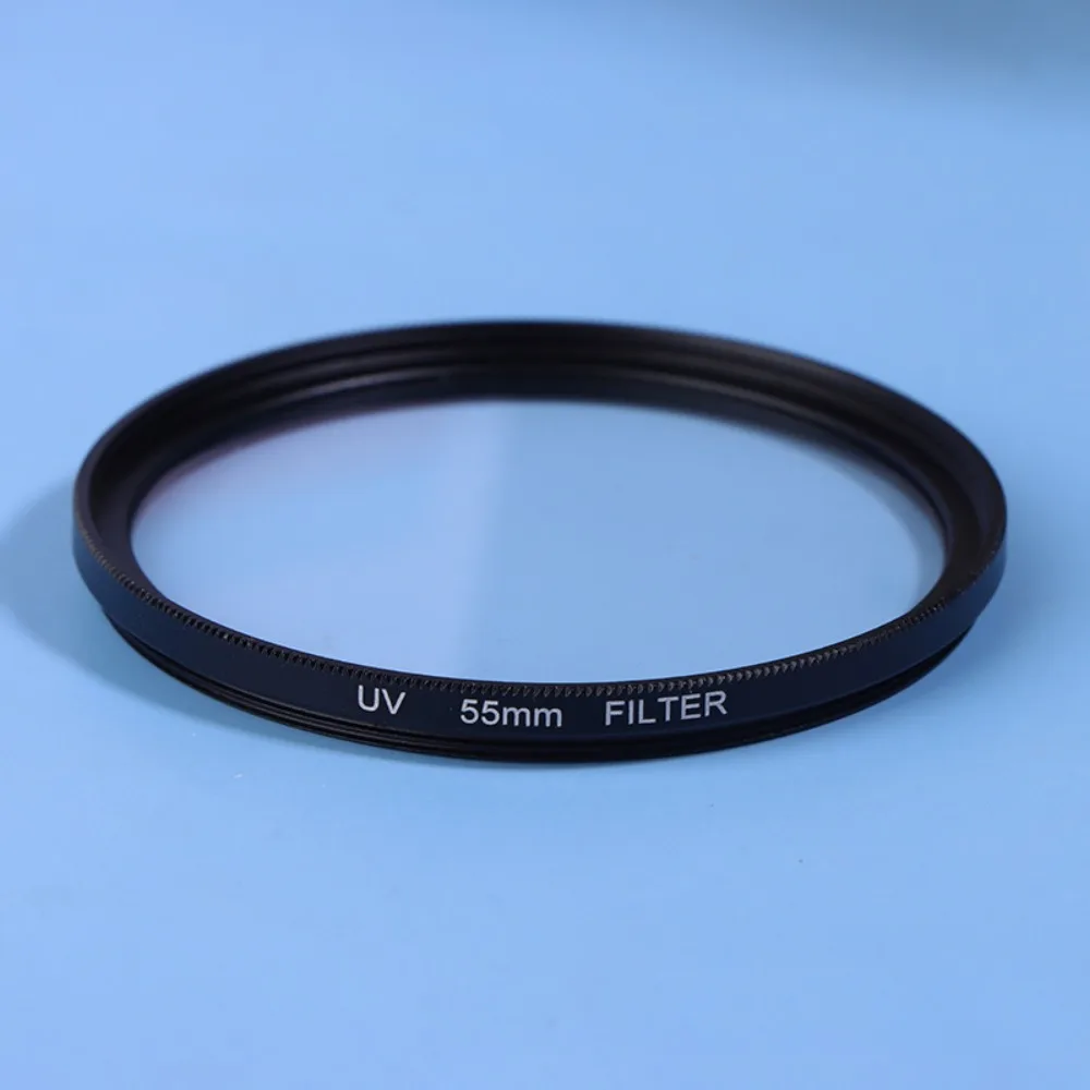 1Pcs 37/40.5/43/46/49/52/55/58/62/67/72/77/82mm Camera Lens Universal UV Digital Filter Glass Lens Protector: purplish red