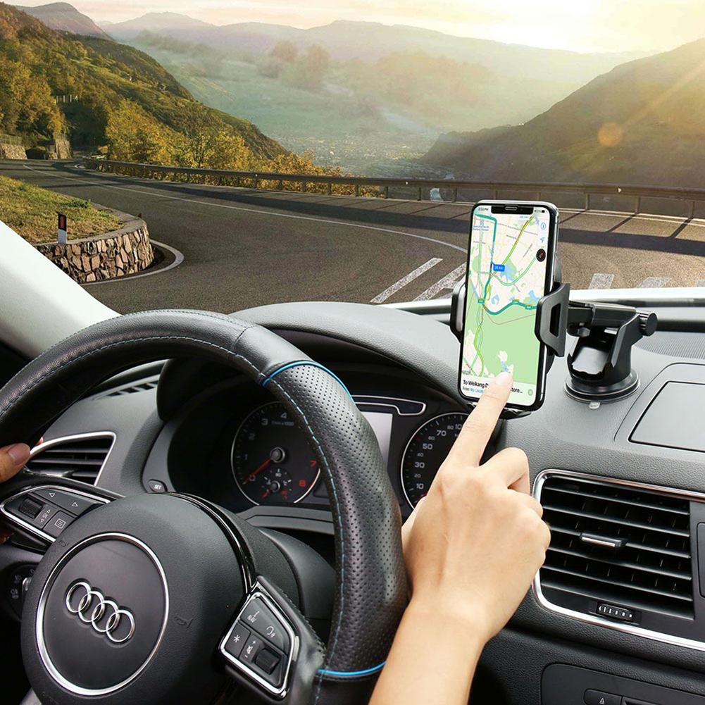 Supporto Del Telefono dell'automobile del Parabrezza di Gravità Pollone per Il IPhone X Supporto per auto mobile Smartphone Supporto Del Basamento
