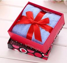 35*72cm handtuch exquisit verpackung Kasten Kreative handtuch Lehrer &#39;Tag Valentinstag murmeln der Schild Geburtstag hochzeit Party: hell Blau