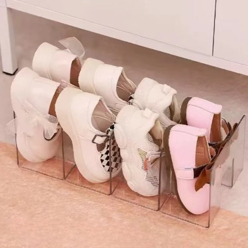 Doorzichtige plastic portemonnee handtas organisator 4-delige tas kast plankverdeler portemonnee displaystandaard handtas opslag organisator houder