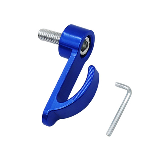 Motorfiets Enkel Gat Haak Helm Haak Universele Cnc Aluminium Helm Tas Haak Houder Voor Crossmotor Elektrische Scooter