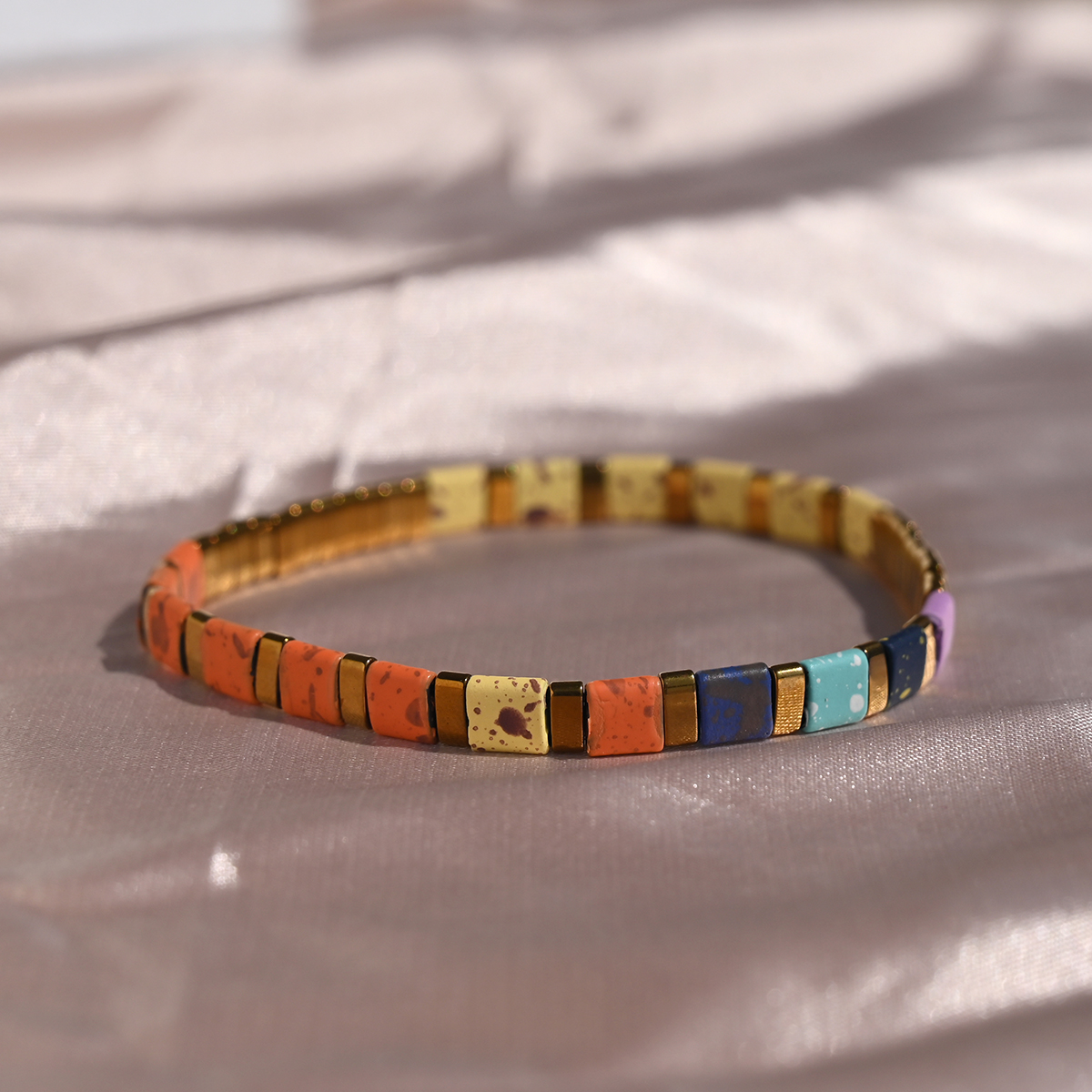 Tila contas pulseira para mulheres moda novo design hematita empilhável colorido charme pulseras femme jóias acessórios