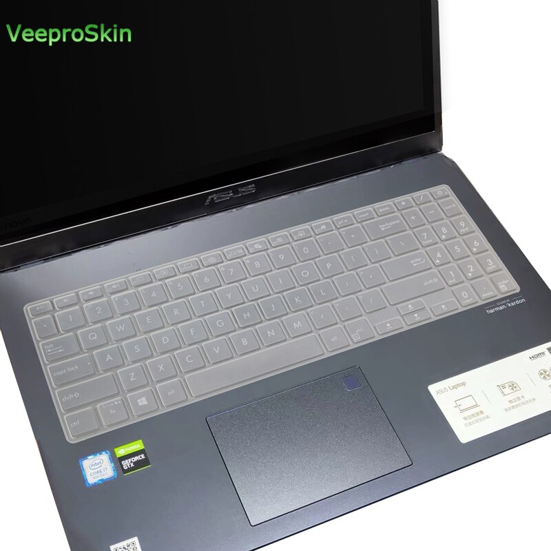 Laptop Keyboard protector skin Cover For ASUS VivoBook S15 S532 VX60 S532FL S532F S531 S531FL S531F S 531 F FL: Clear