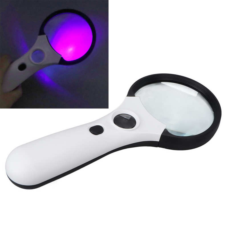 3X Magnifying Glasses LED Magnifying Glass 4 LEDs ... – Grandado