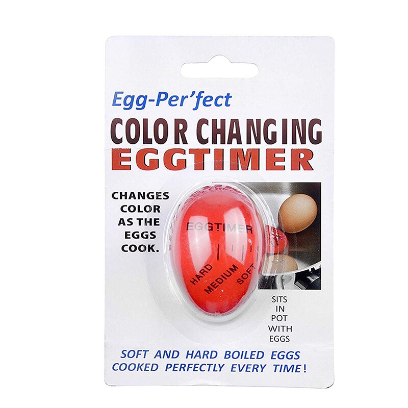 Egg Timer Color Changing Timer Red Timer Tools Kitchen Eco-Friendly Resin Egg Timer Egg Holder Kitchen Accessories: Default Title