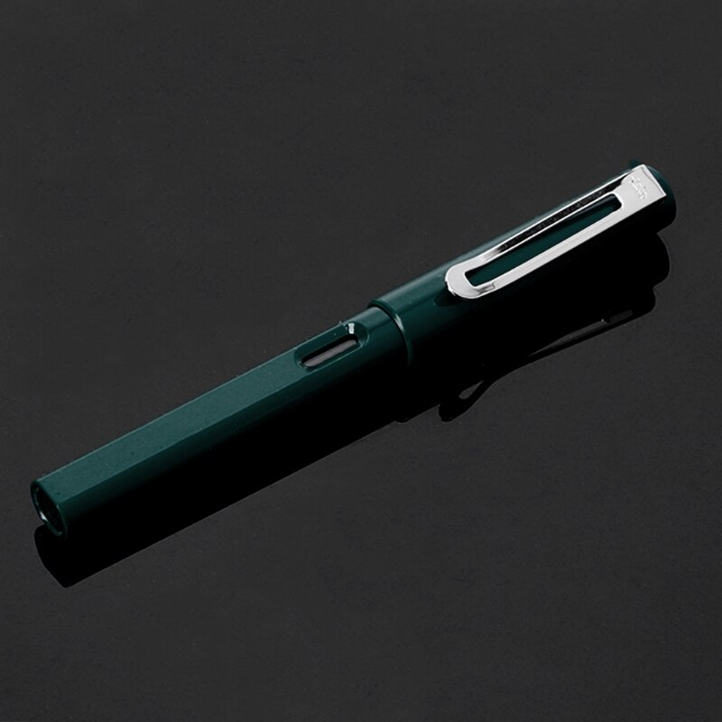 Palladium Trim Green Fountain Pen Fine Nib Smooth Writing Ink Best