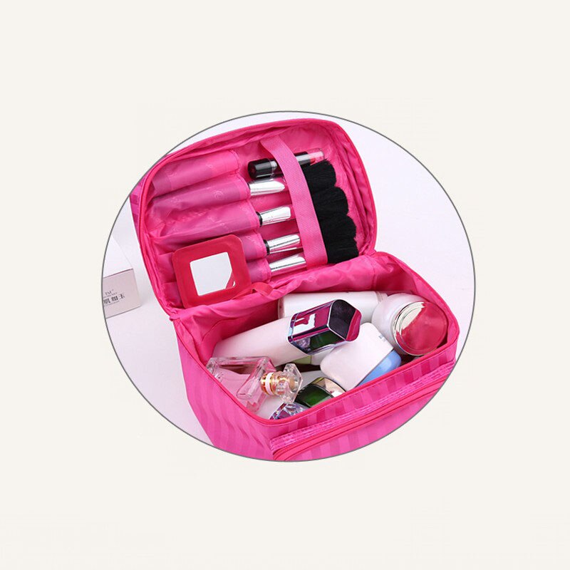 diamond lattice big cosmetic bag ladies waterproof bath products washing necessities travel agency cosmetic