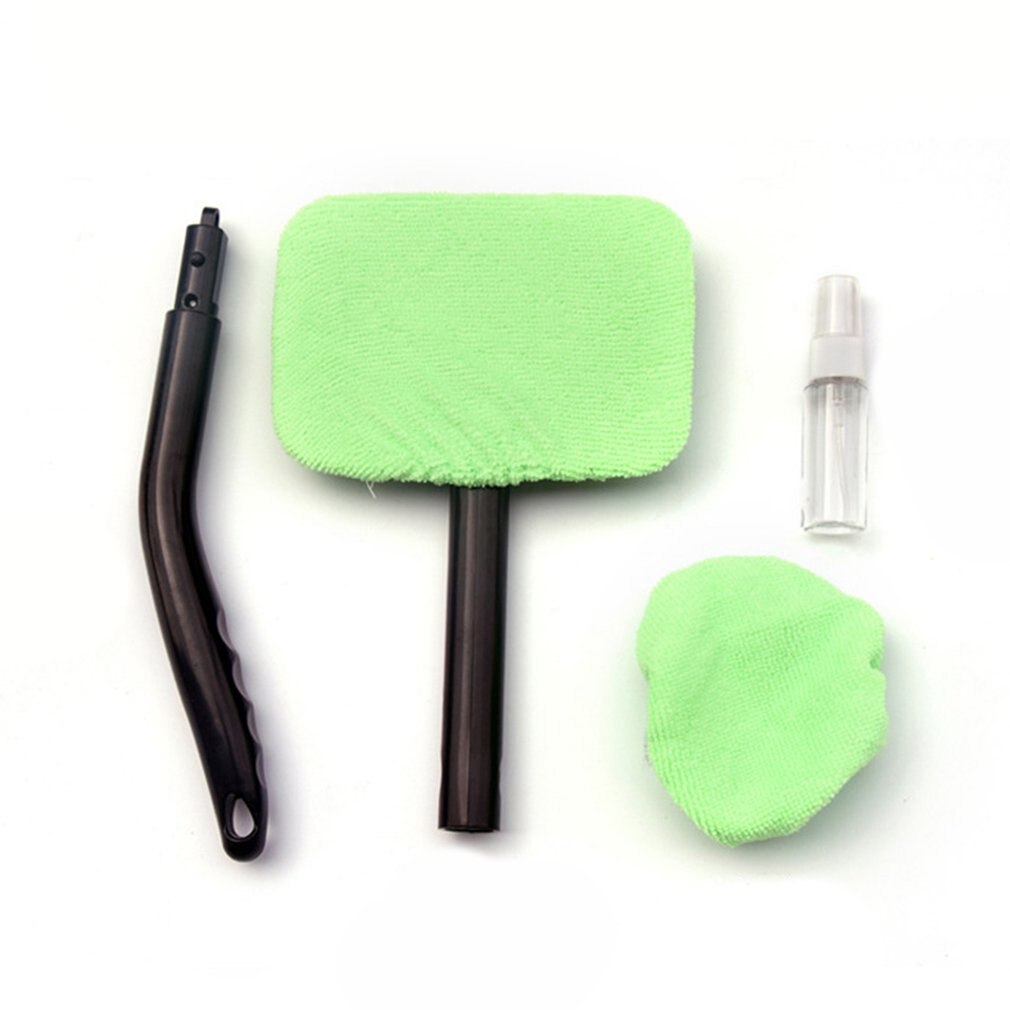 Windshield Easy Cleaner Clean Hard-To-Reach Windows On Your Car Home Washable with Ergonomic Handle Microfiber Bonnet